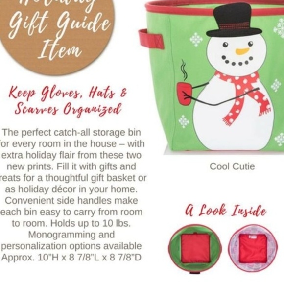 NWT  THIRTY-ONE  MINI STORAGE BIN COOL CUTIE - Picture 3 of 3